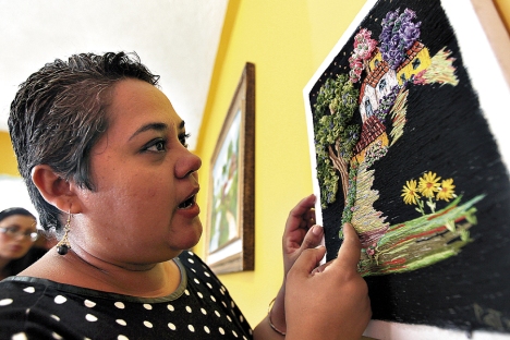 La destacada comunicadora de El Heraldo dedica sus horas libres a la creación de verdaderas obras de arte 